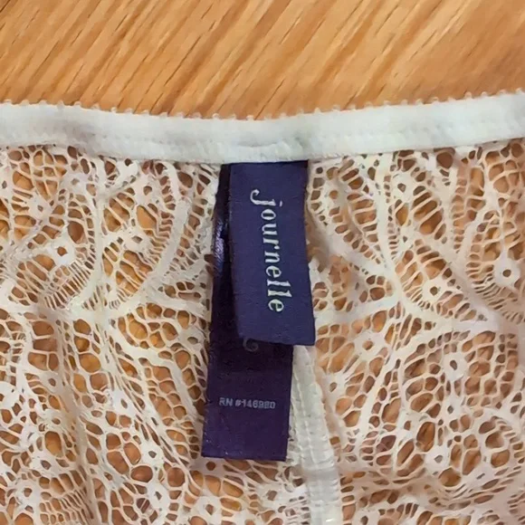Journelle - Allegra Lace Underwire Bra (34C) & Brief (L) - Pure White - Picture 3 of 6